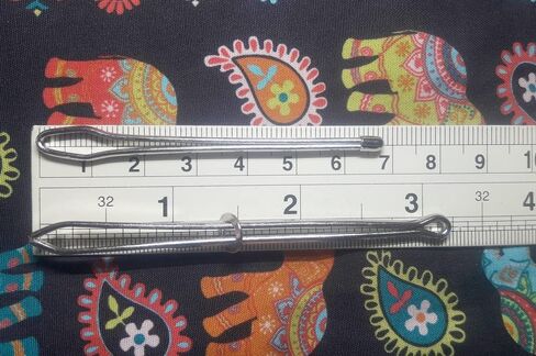 2 قطعة بودكين ثريدز معدنية سهلة سحب الرباط الخيط مع ملقاط لأستك الخياطة الملحقات DIY أداة مرونة الحبل الحبل المشبك المشبك الذاتي إغلاق اللقاط in Kuwait