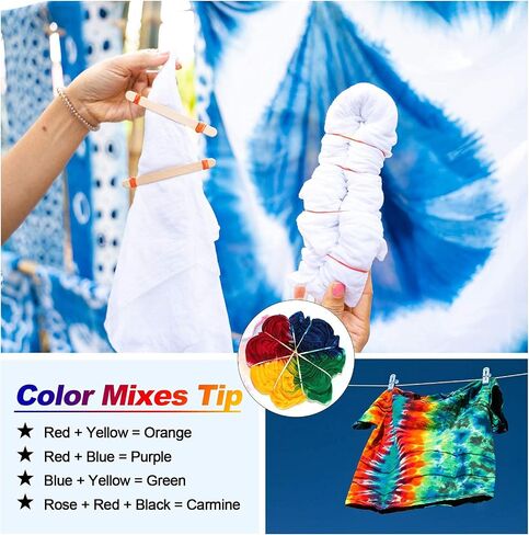 YRYM HT Tie Dye Powder Refills 400g, 20 Vibrant Vivid Colors in Saudi Arabia