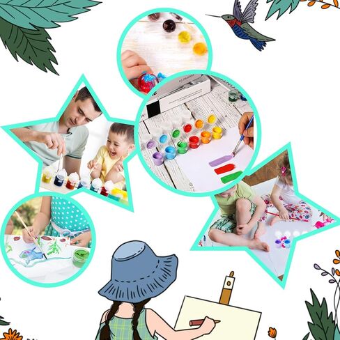 80 Strips 480 Pots Empty Paint Strips Paint Cup Pots Mini Paint Pots Strips Clear Storage Containers for Classrooms Schools Paintings Art Festivals (5 ml) in Saudi Arabia
