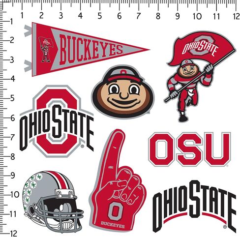 American University 10ct Vinyl Large Deluxe Stickers Variety Pack - Laptop, Water Bottle, Scrapbooking, Tablet, Skateboard, Indoor/Outdoor - Set of 10 in Kuwait