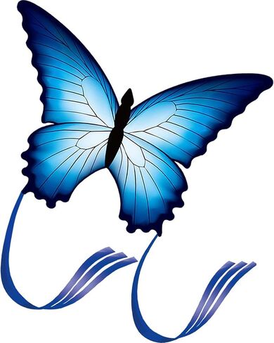 HENGDA KITE for Kids & Adults, So Beautiful Butterfly Kite for Outdoor Games and Activities Single Line Kite with Flying Tools in Kuwait