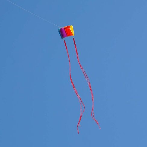 Besra Colorful Parafoil Kite with Long Tail Easy to Fly Outdoor Fun Sports in Saudi Arabia