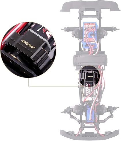 غطاء علبة التروس لعلبة التروس النحاسية من HobbyPark لسيارة الزاحف TRX4M 1/18 RC، استبدال 9747 in Saudi Arabia