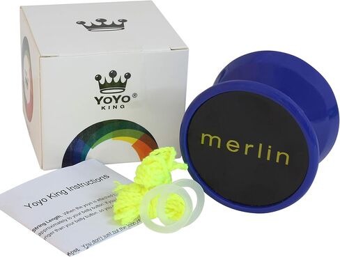Merlin Pro Yoyo with Ball Bearing Axle and Extra String … (Black) in Kuwait