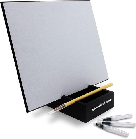 لوح رسم مائي بوذا مع فرشاة رسم من الخيزران، لوح رسم بدون حبر وقابل لاعادة الاستخدام، لوازم فنية للرسم المائي، لوحة رسم بوذا اليقظة والتامل، هدية مثالية للاسترخاء للبالغين in Kuwait