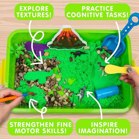 Made By Me Explore + Create Unicorn Sensory Bin - Sensory Bins for Toddlers - All-in-One Tactile Sensory Toys - Learn Through Play Toys - Unique Fine Motor Toys & Magical Sensory Experience in Saudi Arabia