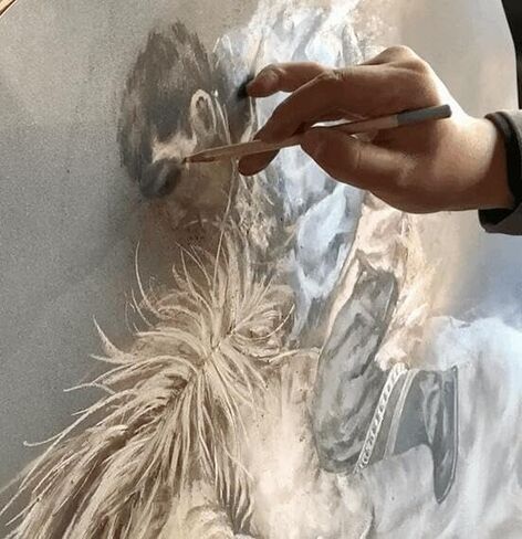 MAIMOUFIN 10Sheets Sanded Pastel Paper for Artists,15.4"X10.7"Black Pastel Paper for Dry,Wet Painting Sanded Art Paper for Pastels Pencils & Charcoal Soft Oil Pastels (Black) in Kuwait