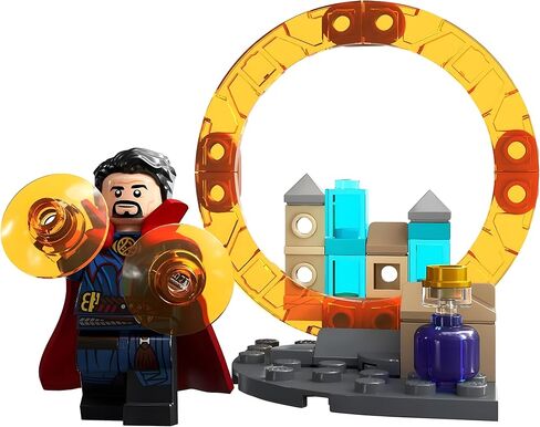 ليجو Marvel Super Heroes: Doctor Strange's Portal متعدد الأبعاد مع رداء أحمر إضافي 30652 in Saudi Arabia
