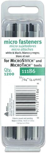 Avery Dennison Corporation 4.4mm Micro Stitch Fastener Refills, White & Black 1,200/Pkg in Saudi Arabia