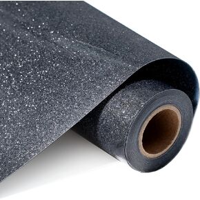 Glitter Heat Transfer Vinyl Bundle, 30 Pack 12"x 10" Glitter HTV Vinyl Sheets, 15 Assorted Color Glitter Iron On Vinyl for T Shirts, Easy to Cut Glitter Vinyl for Heat Transfer, HTV Vinyl for Cricut in Kuwait