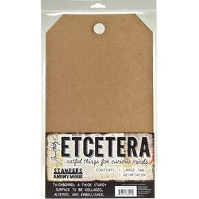 Stampers Anonymous THETC-001 Tim Holtz Etcetera Thickboard Tags, Large in Saudi Arabia