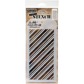Stampers Anonymous THS095 Tim Holtz Layered Stencil 4.125"X8.5"-Peppermint in Kuwait