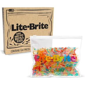 Lite Brite High Definition Grid 1,260 Mini Peg Refill Set – for Use Oval, Wall Art & Stranger Things – Amazon Exclusive in Saudi Arabia