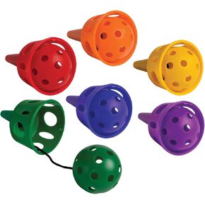 مجموعة Champion Sports Catch A Ball Set: لعبة كلاسيكية للأطفال في الهواء الطلق لحفلة العشب والتخييم والشواطئ in Kuwait