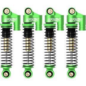 43mm Aluminum Front & Rear Shocks for 1/24 Axial SCX24 Bronco/JLU CRC/Deadbolt/Gladiator /C10 Upgrade Parts (4PCS Black) in Kuwait