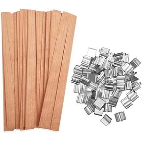 فتائل خشبية للشموع مع أداة تشذيب سوداء in Kuwait