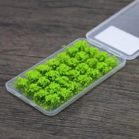 Dgdhf 140 Pcs Flower Cluster Flower Vegetation Groups Grass Tufts Static Scenery Model DIY Miniature for Train Landscape Railroad Scenery Sand Military Layout Model War Gaming Terrain in Saudi Arabia