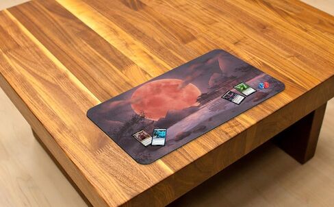 Paramint Blood Moon Torii Gate - MTG Playmat - Compatible with Magic The Gathering Playmat - Play MTG, YuGiOh, TCG - Original Play Mat Art Designs & Accessories in Kuwait