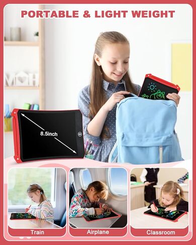 تابلت كتابة إل سي دي، تابلت رسم ملون مقاس 11 بوصة، لوحة رسم لألعاب الأطفال، ألعاب تعليمية للأطفال الصغار، هدايا عيد الميلاد لـ 3 4 5 6 7 8 سنوات من البنات والأولاد (أخضر) in Kuwait