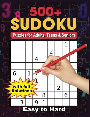 500+ Sudoku Puzzles for Adults: Sudoku Puzzle Book for Adults Large Print, Easy to Hard with full Solutions in Saudi Arabia