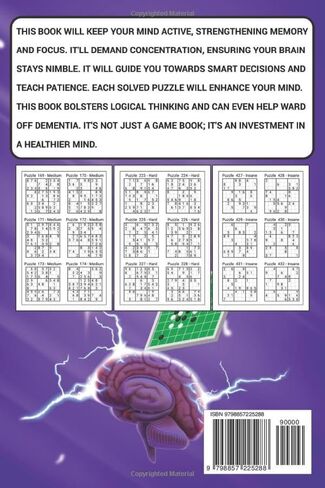 Sudoku Mastery 500 Puzzles Relaxing Brain Teasers for Adults Very Easy to Insane Level in Saudi Arabia
