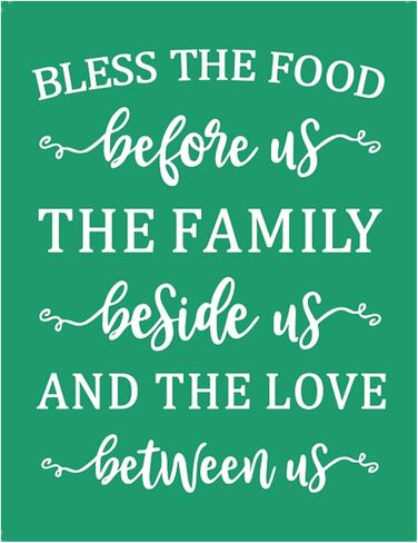 JAJADO Farmhouse Silk Screen Kitchen Stencils for Chalk Paste Chalk Stencils Reusable Adhesive Stencil Kitchen Sign Screen Print Transfers for Crafts on T-Shirt/Wood Sign/Glass/Window/Wall in Kuwait
