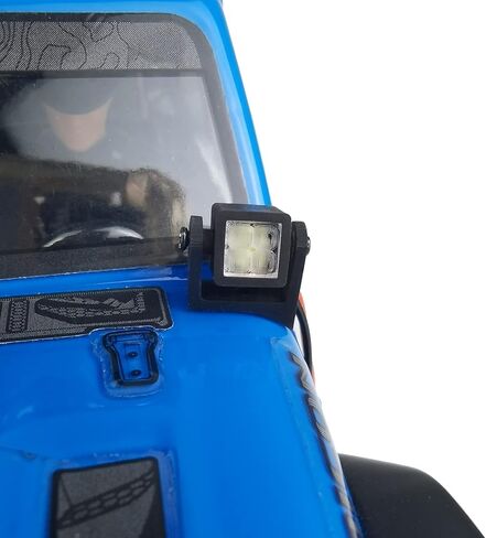 مصباح كشاف LED مربع 1/24 بجهاز تحكم عن بعد لسيارة اكسيال Scx24 AXI00001 AXI00002 B-17 AXI00005 من ارفيوي in Kuwait