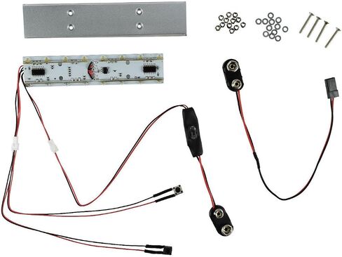Apex RC Products 1/10 16 LED Police Light Bar W/ 9 Selectable Modes #9015RB in Saudi Arabia