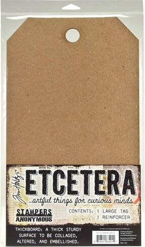 Stampers Anonymous THETC-001 Tim Holtz Etcetera Thickboard Tags, Large in Saudi Arabia