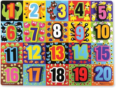 Melissa & Doug Jumbo ABC Wooden Chunky Puzzle (26 pcs) - Large Alphabet Puzzles, Wooden Puzzles For Toddlers And Kids Ages 3+ in Saudi Arabia