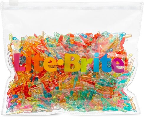 Lite Brite High Definition Grid 1,260 Mini Peg Refill Set – for Use Oval, Wall Art & Stranger Things – Amazon Exclusive in Kuwait