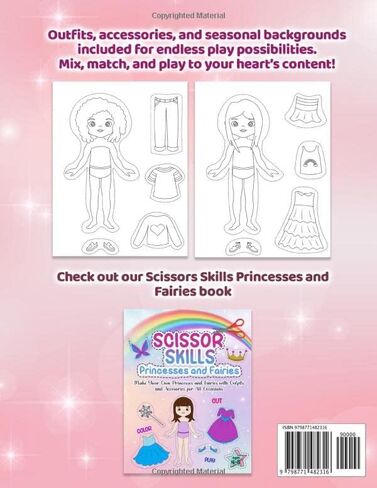 Scissor Skills Paper Dolls: Make Your Own Fashion Dolls for Girls 4-8 in Saudi Arabia