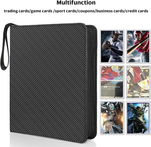 Mlikero 720 Pockets Football Card Binder, Sports Card Binder with Card Display Design, Premium Card Ablums with Sports Pattern Wristband Fit for Football Cards 2025 in Kuwait