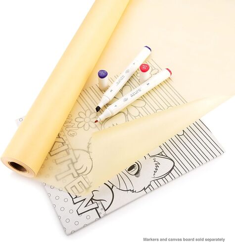 Bee Paper 24" x 50 yds Sketch and Trace Roll, White in Kuwait