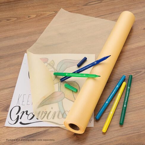 Bee Paper 24" x 50 yds Sketch and Trace Roll, White in Kuwait