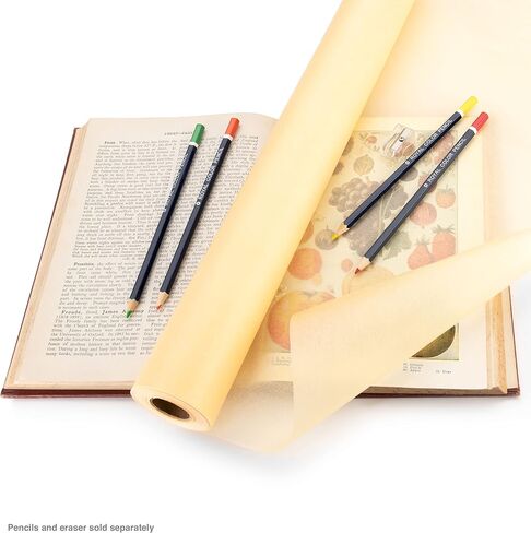 Bee Paper 24" x 50 yds Sketch and Trace Roll, White in Kuwait