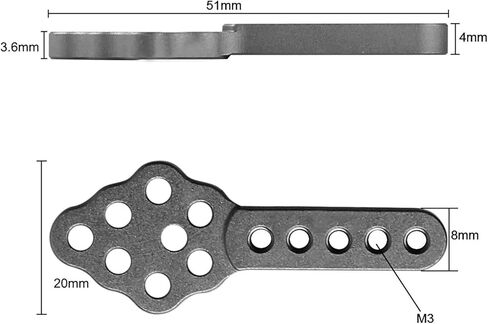 4Pcs Metal CNC RC Car Shock Absorber Mount Adjust Height Angle Stand for Axial SCX10 90046 D90 D110 SCX10III RC Crawler (Black) in Kuwait