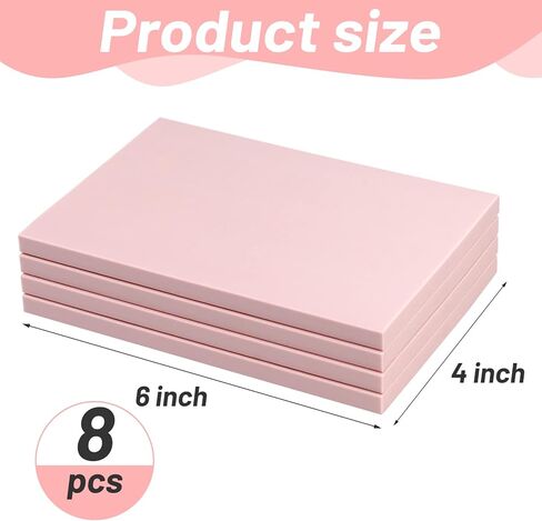 يوبلاما 8 قطع من مكعبات مشمع مطاطية باللون الزهري لنحت الطوابع والحرف المطاطية الناعمة in Kuwait