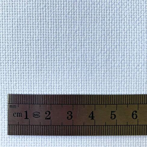 16 Count Cross Stitch Fabric Embroidery Aida Cloth, White, 59"W x 39"L in Kuwait