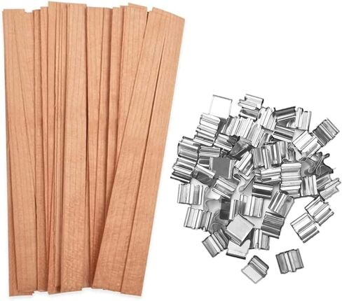 فتائل خشبية للشموع مع أداة تشذيب سوداء in Kuwait