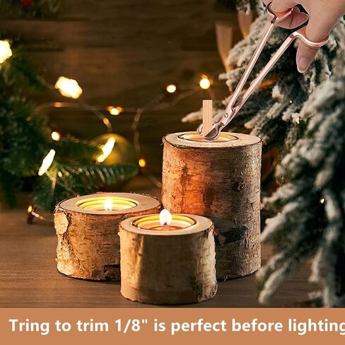 فتائل خشبية للشموع مع أداة تشذيب سوداء in Kuwait