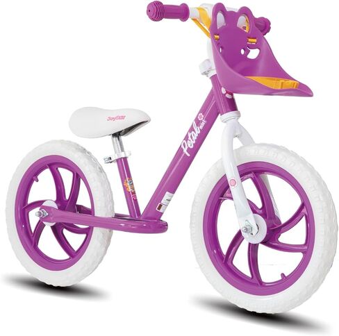 JOYSTAR 12/14 Inch Kids Balance Bike for 18months-6 Years Old Boys Girls, Lightweight Toddler Balance Bikes with Footrest and Handlebar Basket or Doll Seat in Kuwait