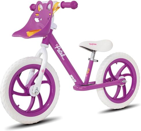 JOYSTAR 12/14 Inch Kids Balance Bike for 18months-6 Years Old Boys Girls, Lightweight Toddler Balance Bikes with Footrest and Handlebar Basket or Doll Seat in Kuwait