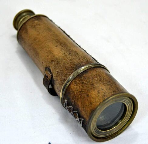 تيليسكوب بحري عتيق من النحاس من نوتيكالمارت - الطول 45.72 سم in Kuwait