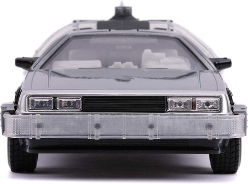 Jada 1:24 Diecast Back to The Future 2 Time Machine with Lights,Silver in Saudi Arabia
