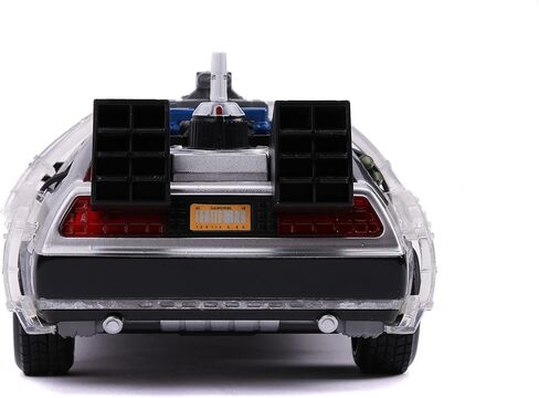 Jada 1:24 Diecast Back to The Future 2 Time Machine with Lights,Silver in Saudi Arabia