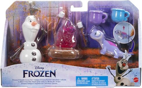 Mattel Disney Frozen Toys, Olaf and Bruni Figures and 5 Campfire Accessories Inspired by Disney Frozen 2 Movie, Gifts for Kids in Saudi Arabia