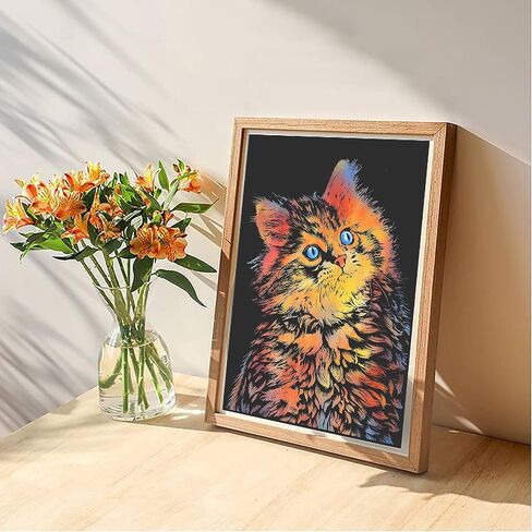Scratch Paper Art Rainbow Painting, Scratch Art Set Gift Crafts Painting with 5 Tools, Womens Hobbies for Teen & Adult – 2 Pack 16 x 11.2 inch in Kuwait