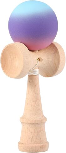 لعبة مهارة كينداما الخشبية من SEWACC، لعبة مهارة كينداما اليابانية التقليدية، لعبة الرمي والالتقاط الخشبية، لعبة كرة الالتقاط والكرة (لون الحبل عشوائي) in Kuwait