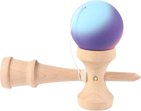 لعبة مهارة كينداما الخشبية من SEWACC، لعبة مهارة كينداما اليابانية التقليدية، لعبة الرمي والالتقاط الخشبية، لعبة كرة الالتقاط والكرة (لون الحبل عشوائي) in Kuwait